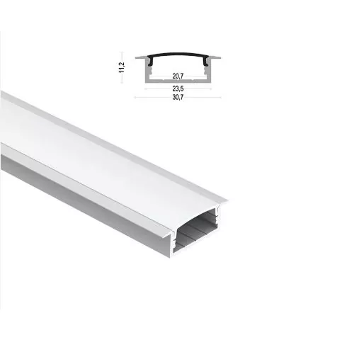 Strip Light အတွက် LED Rectangular Aluminum Profile
